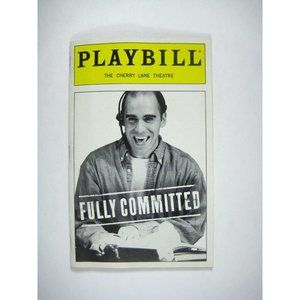 Fully Committed Playbill April 2000 Mark Locke Becky Mode Cherry Lane Theatre